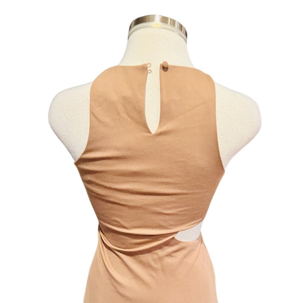 Michael Costello Revolve Rylan Midi Dress in Taupe Size XS NWT - Picture 9 of 11